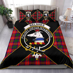 Belshes Tartan Crest Bedding Set - Luxury Style