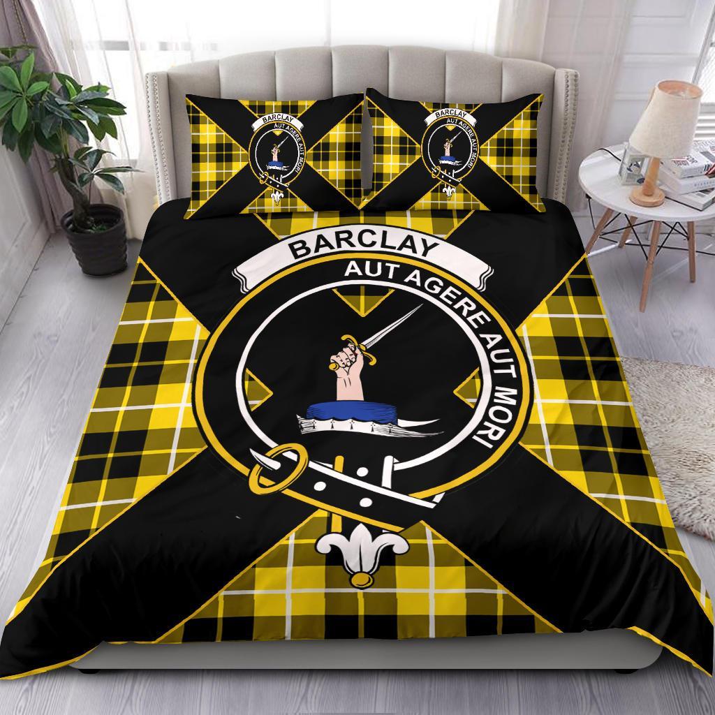 Barclay Tartan Crest Bedding Set - Luxury Style