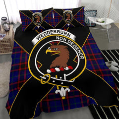 Wedderburn Tartan Crest Bedding Set - Luxury Style