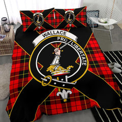 Wallace Tartan Crest Bedding Set - Luxury Style