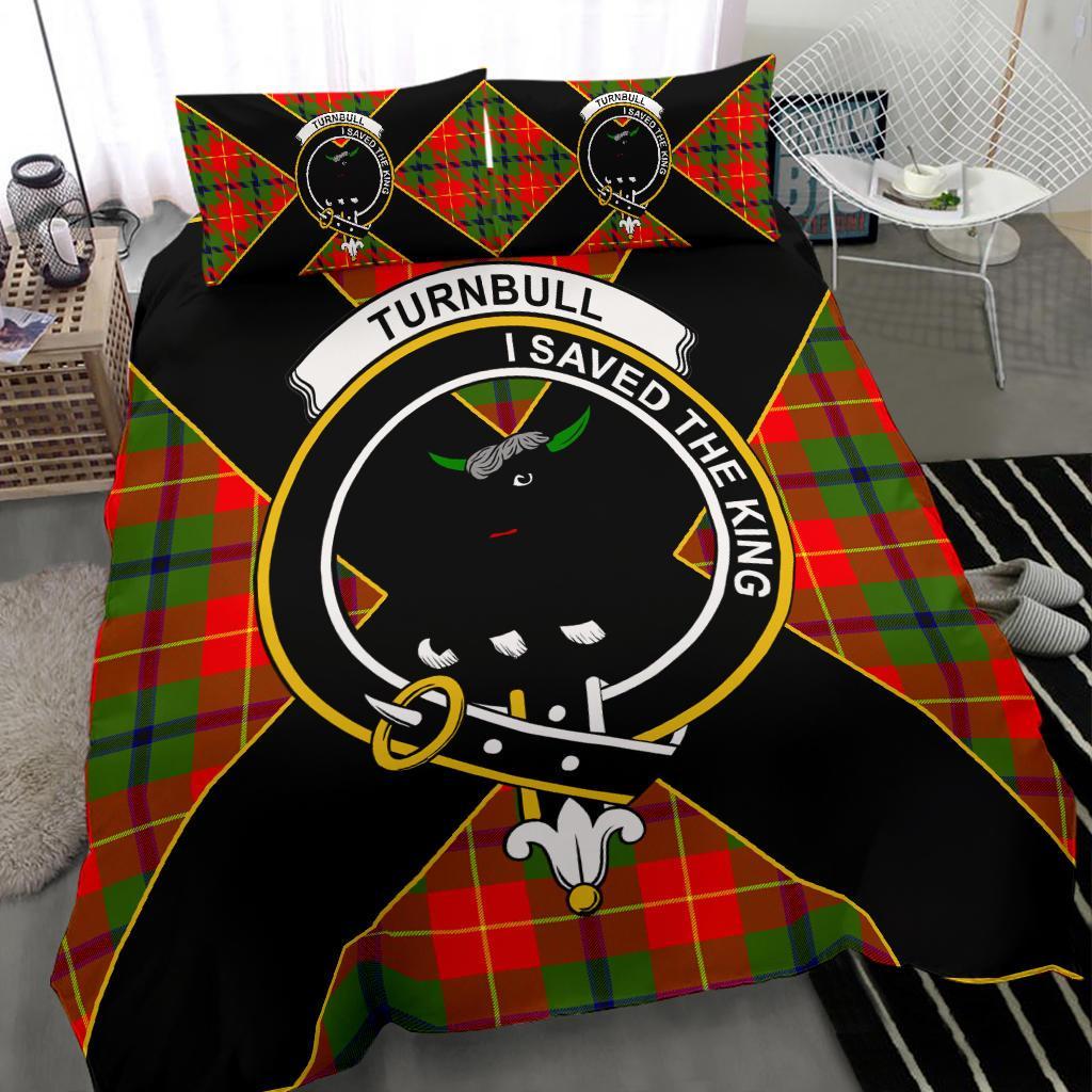 Turnbull Tartan Crest Bedding Set - Luxury Style