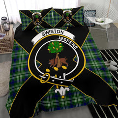Swinton Tartan Crest Bedding Set - Luxury Style