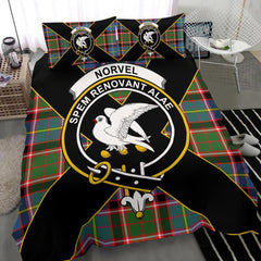 Norvel Tartan Crest Bedding Set - Luxury Style