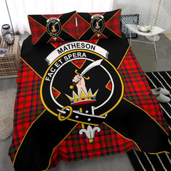 Matheson Tartan Crest Bedding Set - Luxury Style
