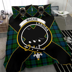 MacKie Tartan Crest Bedding Set - Luxury Style