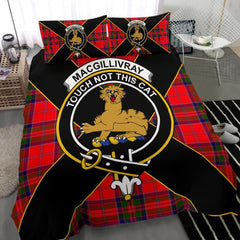 MacGillivray Tartan Crest Bedding Set - Luxury Style