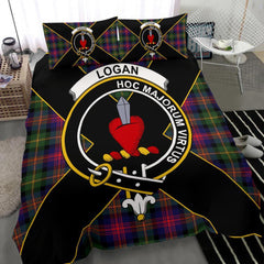 Logan Tartan Crest Bedding Set - Luxury Style