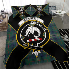 Kennedy Tartan Crest Bedding Set