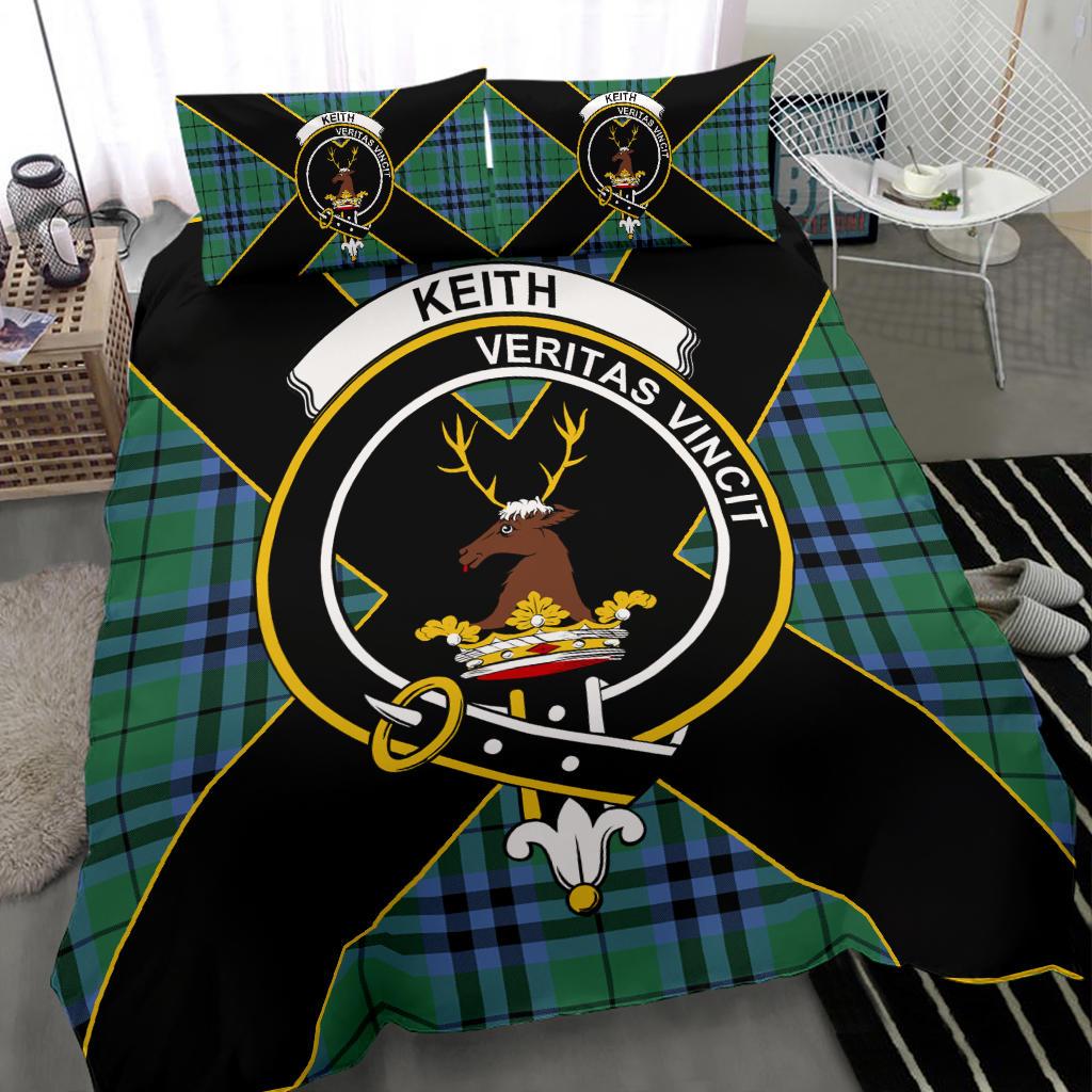 Keith Tartan Crest Bedding Set