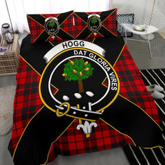 Hogg (or Hog) Tartan Crest Bedding Set - Luxury Style