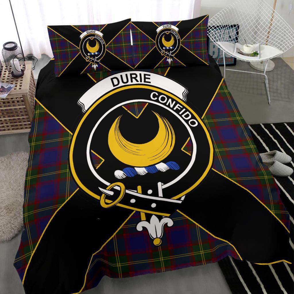 Durie Tartan Crest Bedding Set - Luxury Style