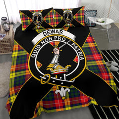 Dewar Tartan Crest Bedding Set - Luxury Style