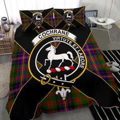 Cochrane Tartan Crest Bedding Set - Luxury Style