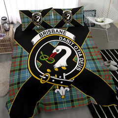 Brisbane Tartan Crest Bedding Set - Luxury Style