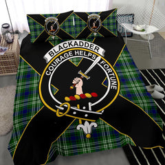 Blackadder Tartan Crest Bedding Set - Luxury Style