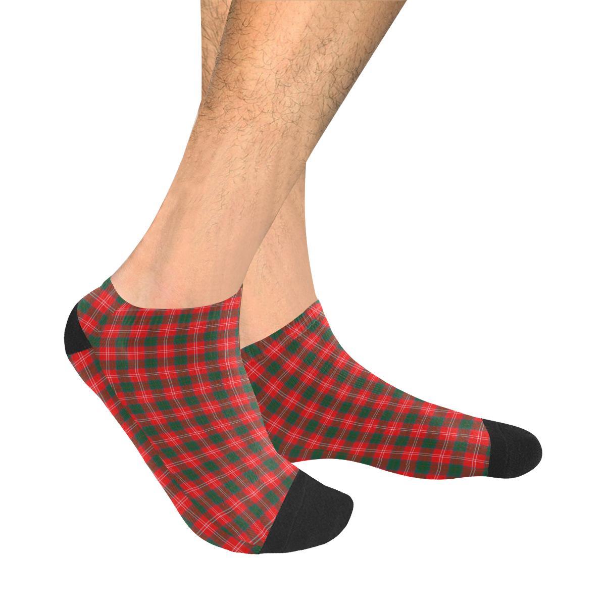 Chisholm Modern Tartan Ankle Socks