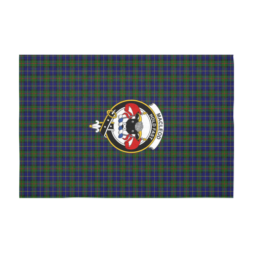 MacLeod Tartan Crest Tablecloth