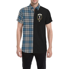 Napier Modern Tartan Crest Men Shirt