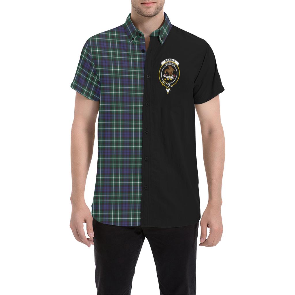 Graham of Montrose Modern Tartan Men Shirt Haft Style