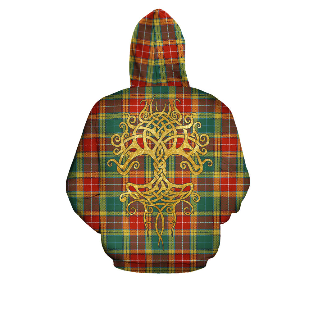 Buchanan Old Sett Tartan Hoodie - Tree Of Life