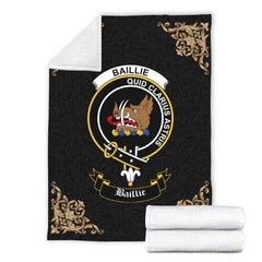 Baillie Crest Tartan Premium Blanket Black