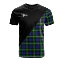 Baillie Modern Tartan - Military T-Shirt