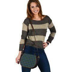 Baillie Modern Tartan Saddle Handbags