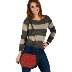 Bain Tartan Saddle Handbags