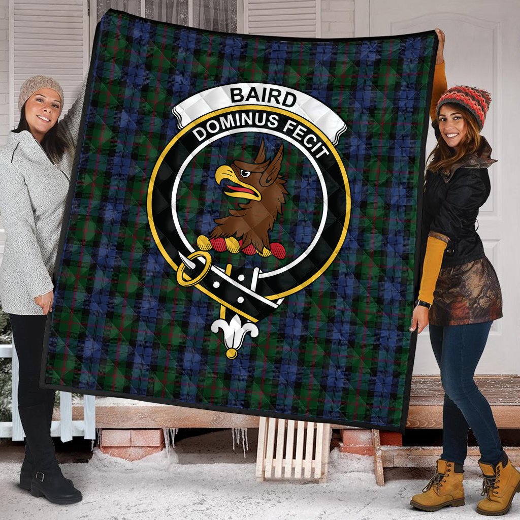 Baird Family Tartan Crest Quilt