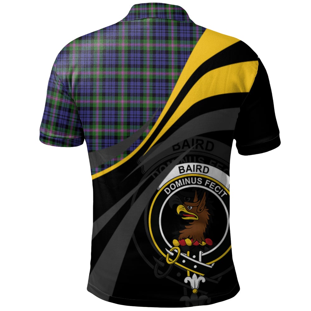 Baird Modern Tartan Polo Shirt - Royal Coat Of Arms Style