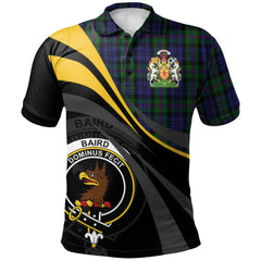 Baird Modern ver 2 Tartan Polo Shirt - Royal Coat Of Arms Style