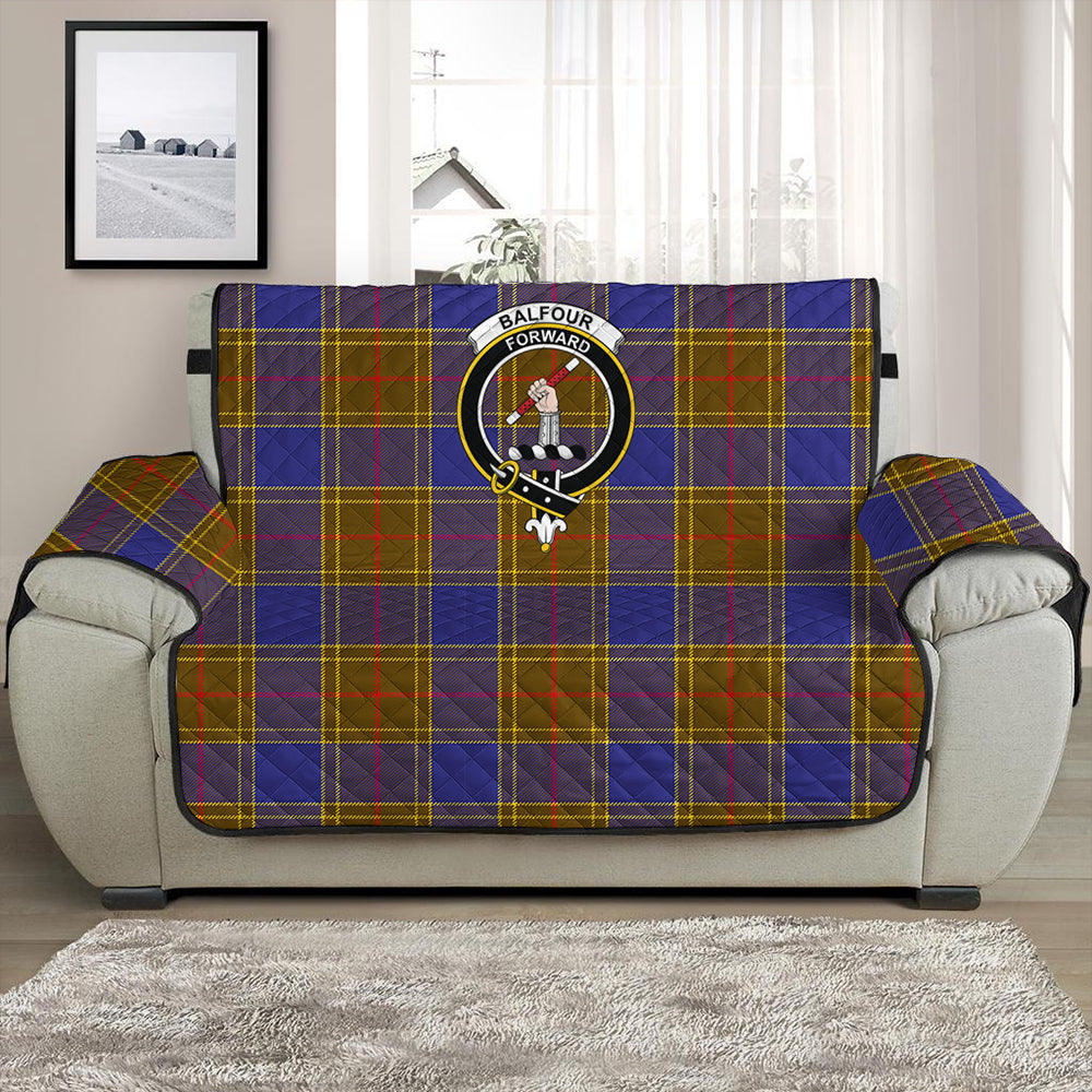 Balfour Modern Tartan Crest Sofa Protector