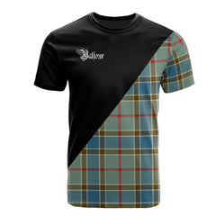 Balfour Blue Tartan - Military T-Shirt