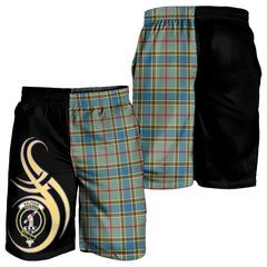 Balfour Blue Tartan Crest Men's Short PM8