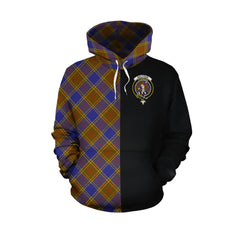 Balfour Modern Tartan Hoodie Half of Me - Cross Style