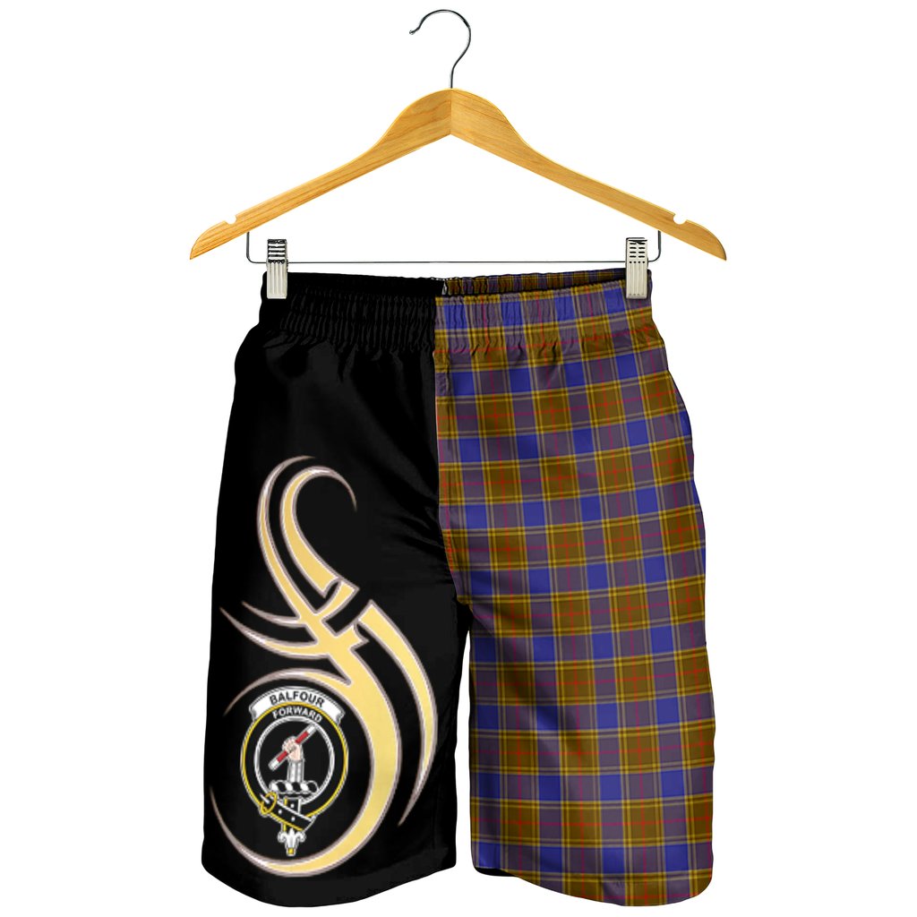 Balfour Modern Tartan Crest Men's Short PM8