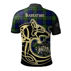 Bannatyne Tartan Polo Shirt Viking Wolf