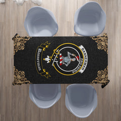 Bannerman Crest Tablecloth - Black Style
