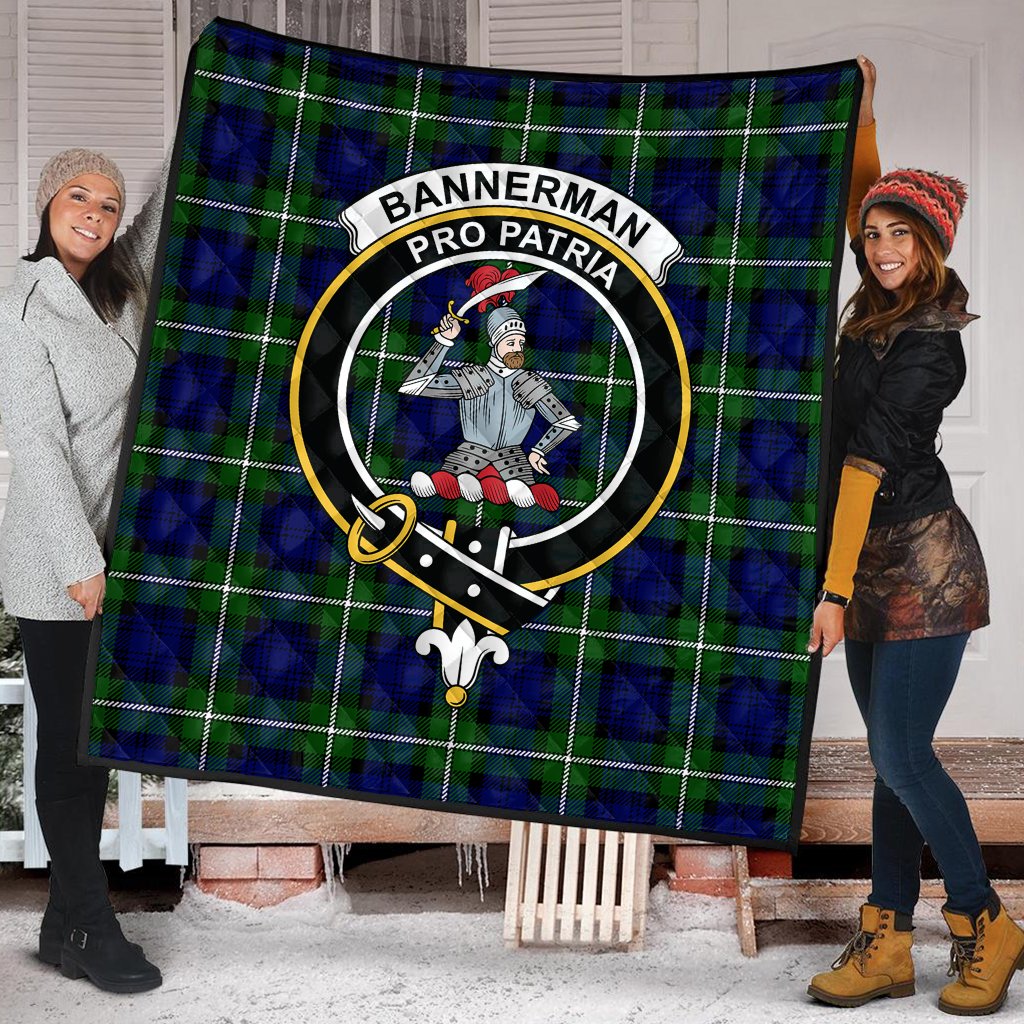 Bannerman Tartan Crest Quilt