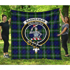 Bannerman Tartan Crest Quilt