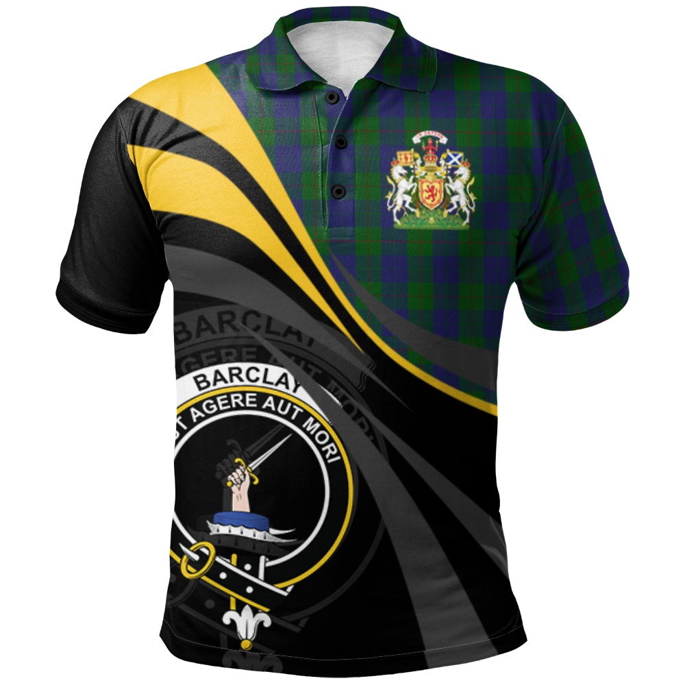 Barclay Tartan Polo Shirt - Royal Coat Of Arms Style