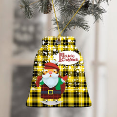 Barclay Dress Modern Tartan Christmas Ceramic Ornament - Santa Style