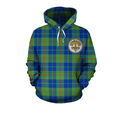 Barclay Hunting Ancient Tartan Hoodie - Tree Of Life