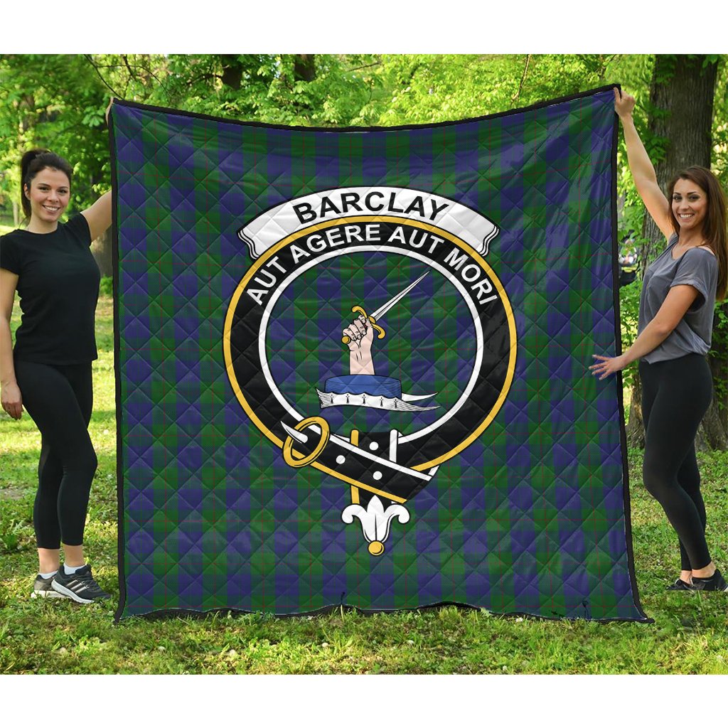 Barclay Tartan Crest Quilt