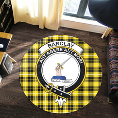 Barclay Dress Modern Tartan Crest Round Rug