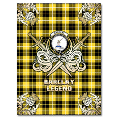 Barclay Dress Modern Tartan Gold Courage Symbol Blanket
