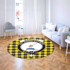 Barclay Dress Modern Tartan Crest Round Rug