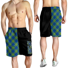 Barclay Hunting Ancient Tartan Crest Men's Short - Cross Style