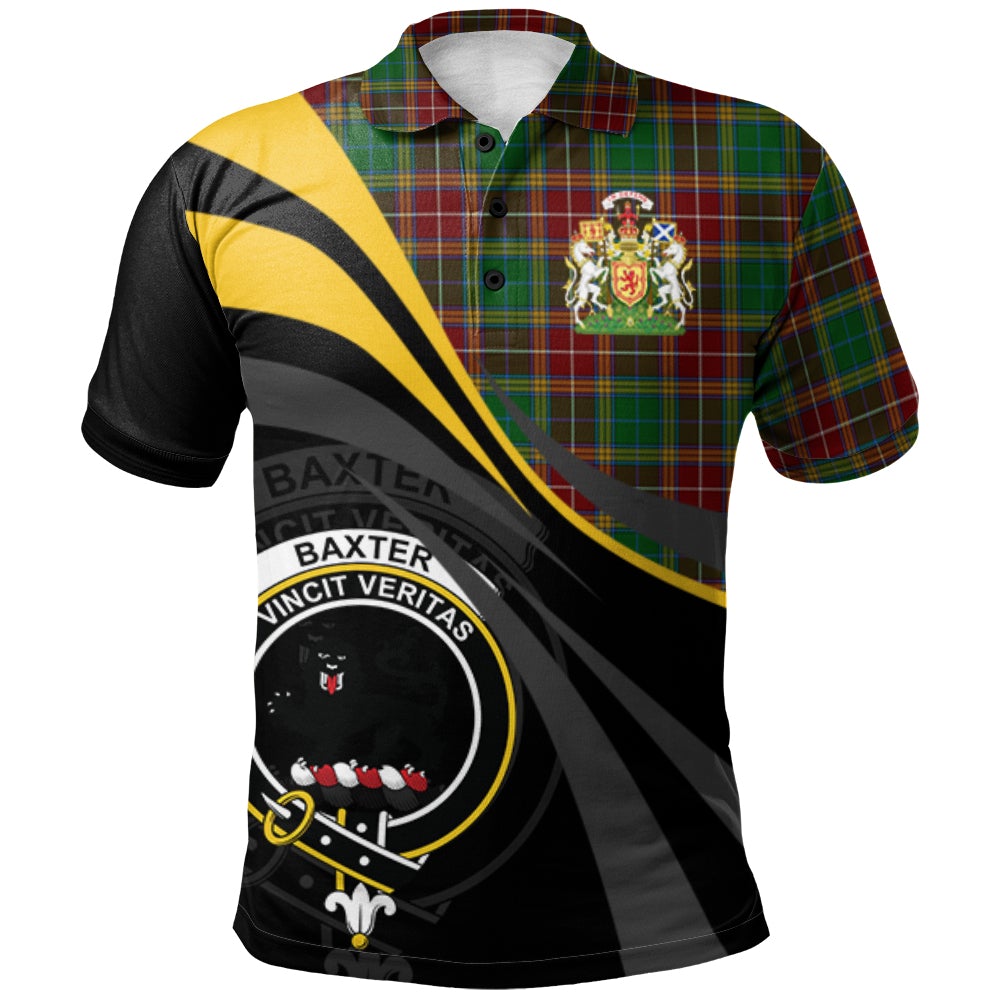 Baxter Tartan Polo Shirt - Royal Coat Of Arms Style
