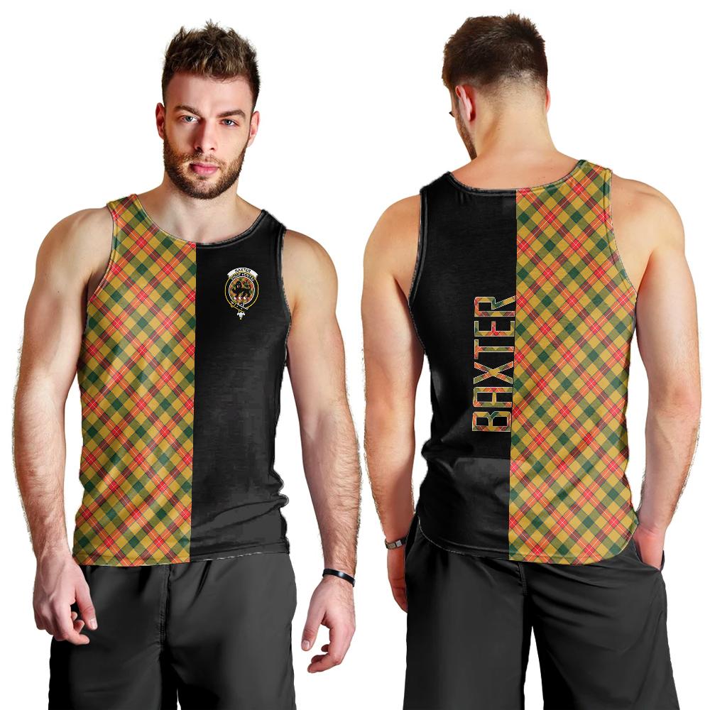 Baxter Tartan Crest Men's Tank Top - Cross Style
